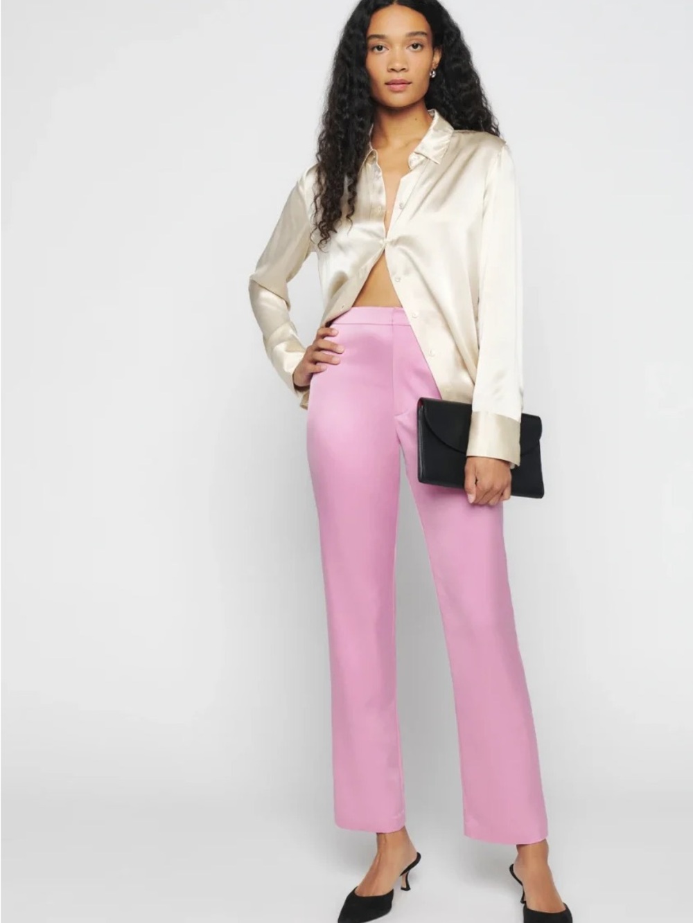 Reformation Owen Pant - Pink NWOT